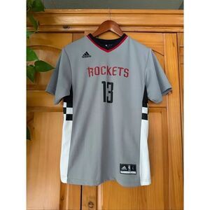 Houston Rockets #13 James Harden Adidas Gray Alternate NBA Jersey SZ L 14-16
